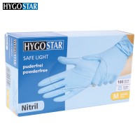 HYGOSTAR-Nitrilne rukavice plave, S