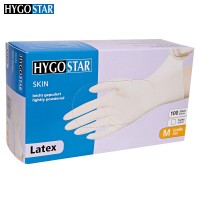 HYGOSTAR-Lateks rukavice, bijele, S
