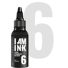 I AM INK-First Generation-#6 True Pigment Black, 100ml